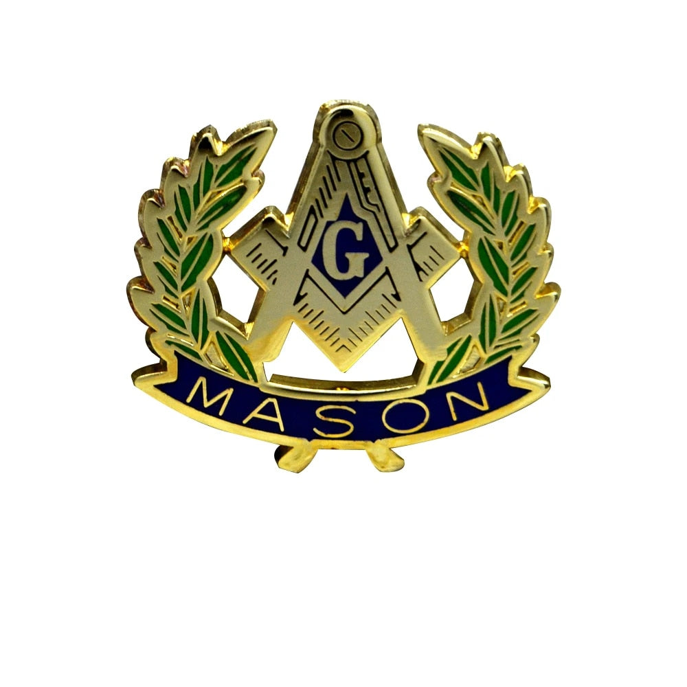 The Emblem of Freemasonry: Masonic Square and Compasses Lapel Pin