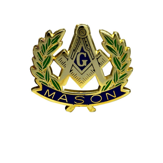 The Emblem of Freemasonry: Masonic Square and Compasses Lapel Pin